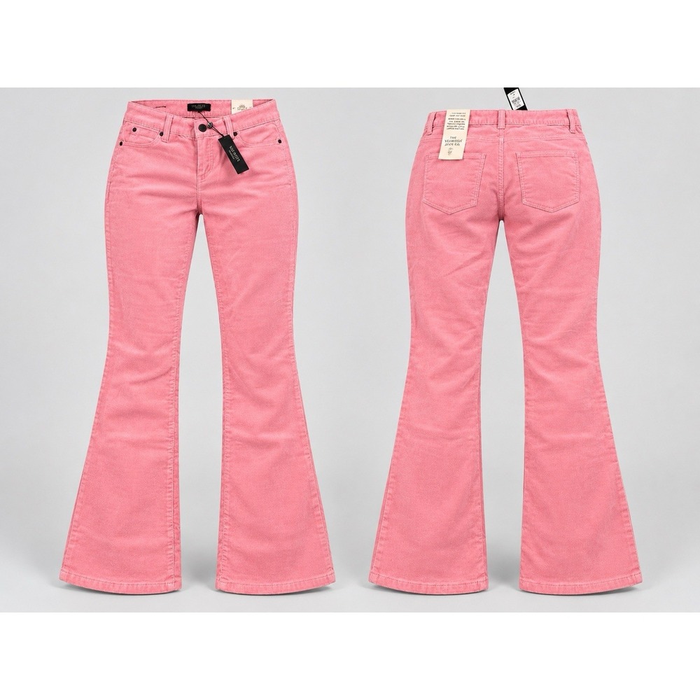 Talbots Pants Signature Fit Bootcut Corduroy Womens 4px29 Pink Y2K nwt